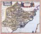 China: 'Fokien Imperii Sinarum Provincia Undecima' (Fujian, 11th province of the Chinese Empire). Atlas Blaeu, Laurens Van der Hem, c. 1665